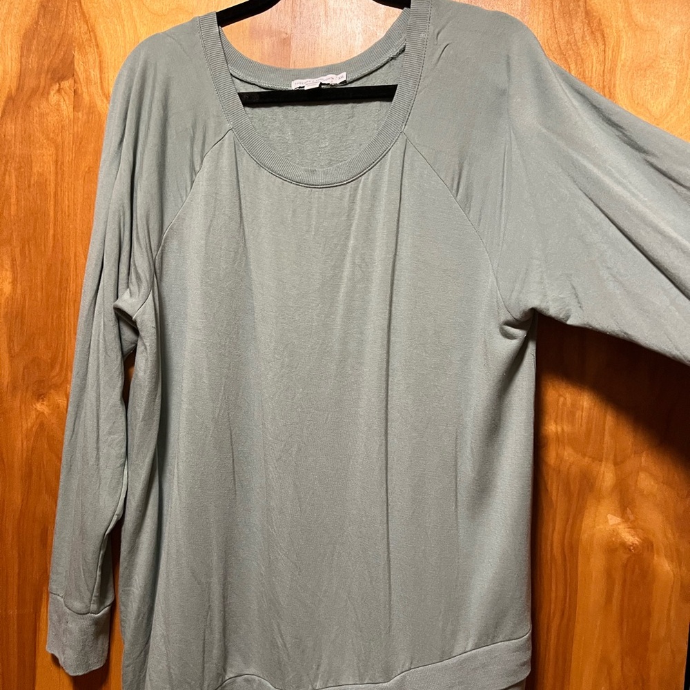 Threads 4 Thought Sage Green Long Sleeve Top
